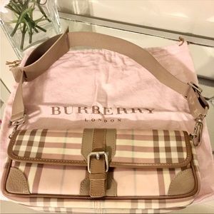 Authentic Burberry purse - pink. So cute!